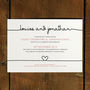 Scribble Wedding Invitation And Save The Date, thumbnail 1 of 10