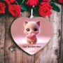Personalised Cat With Heart Decoration, thumbnail 2 of 2