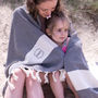 Personalised Geometric Our Family Hammam Towel, thumbnail 1 of 10