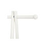 Two Tier White Storage Shelf Clothes Coat Rack Stand, thumbnail 4 of 7