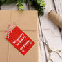Christmas Gift Rules Gift Tags, thumbnail 2 of 3