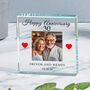Personalised Happy Anniversary Glass Photo Token, thumbnail 6 of 6