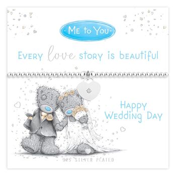 Me To You Bracelet Gift, Me To You Wedding Day Gift, 2 of 4