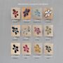 Floral Birthstone Colour Ceramic Handmade Plant Pot, thumbnail 7 of 9