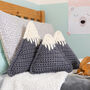 Mountain Top Cushion Crochet Kit, thumbnail 1 of 8