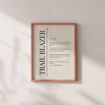 Personalised Definition Style Print, 5 of 6