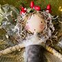 Enchanted Christmas Woodland Berry Fairy Treetopper, thumbnail 2 of 12