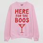Here For The Boos Women's Halloween Sweatshirt, thumbnail 4 of 4