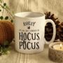 Personalised Halloween Hocus Pocus Ceramic Gift Mug, thumbnail 1 of 4