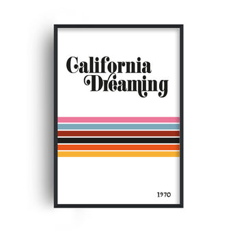 California Dreaming Giclée Retro Art Print, 2 of 4