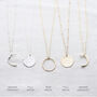 Moon Phase Necklace, thumbnail 1 of 7