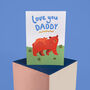 Daddy And Baby Bear Card, thumbnail 1 of 2