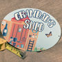 Garden Shed Personalised Sign For Shed And Gardener, thumbnail 2 of 4