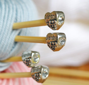Grandma Knitting Needles Gift Set Of Two Pairs, 2 of 3