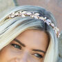 Bohemian Silver, Gold Or Rose Gold Plated Leafy Band, thumbnail 5 of 12