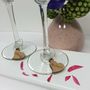 Personalised Five Heart Wine Glass Charms, thumbnail 2 of 4