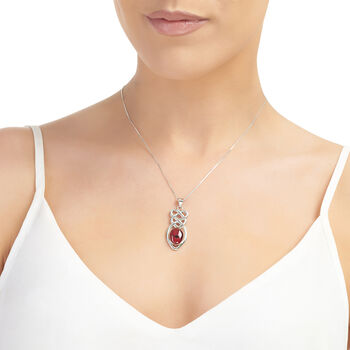 Real Flower Poppy Celtic Knot Pendant | Handmade Sterling Silver, 2 of 12