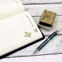 Personalised Italian Leather Notebook | Undated Diary, thumbnail 3 of 8