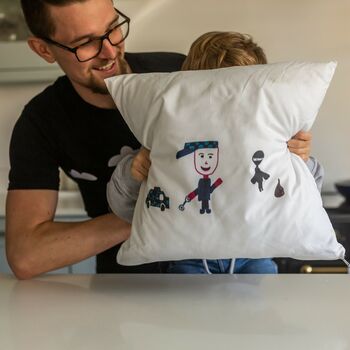 Personalised Childs Drawing Cushion, 4 of 9