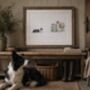 Swaledale Sheep And Border Collie Print, thumbnail 1 of 6