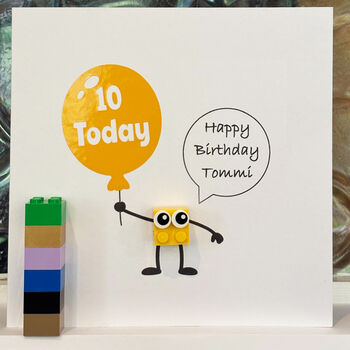 Lego Block Birthday Card, 3 of 3