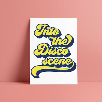 'Into The Disco Scene' Print, 5 of 5