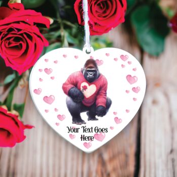 Personalised Gorilla Love Decoration, 2 of 2