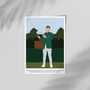 Rory Mc Ilroy Green Jacket Commentary Print, thumbnail 2 of 4
