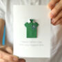 Personalised Rugby Father's Day Origami Card, thumbnail 4 of 4