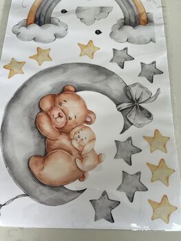 Cute Bears Scenes Baby’s Nursery Wall Decor, 3 of 6