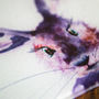 Inky Hare Glass Worktop Saver, thumbnail 4 of 6