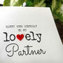 Personalised 30th Birthday Card For Special Partner, Handmade Card, thumbnail 3 of 4