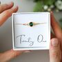 21st Birthday Bracelet For Her – Birthstone Jewellery Gifts, thumbnail 1 of 8