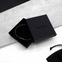 Personalised Men's Black Clasp Woven Leather Bracelet, thumbnail 8 of 8