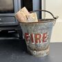 Vintage Fire Bucket Storage / Planter, thumbnail 1 of 7