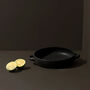 Gharyan Black Stoneware Handmade Small Roasting Dish, thumbnail 2 of 4