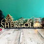 Personalised Christmas At Surname Wooden Sign Decoration, thumbnail 1 of 7
