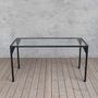 Waterloo Solid Glass Top Dining Table, thumbnail 2 of 4