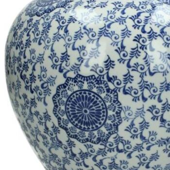 Ginger Jar Pot Raalte White Blue Ceramic Porcelain, 5 of 5