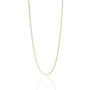 Plain Belcher Chain Necklace 18ct Gold Vermeil, thumbnail 2 of 3