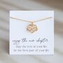 New Chapter Necklace, Sterling Silver Heart Gift For New Beginnings, thumbnail 1 of 10