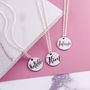 Sterling Silver Engraved Name Necklace, thumbnail 1 of 12