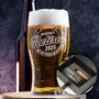 Personalised Officially Retired Retirement Pint Glass And Gift Set, thumbnail 1 of 7