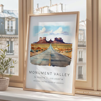 America Landmark Destination Prints For Monument Valley, 2 of 7