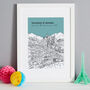 Personalised Aberdeen Graduation Gift Print, thumbnail 1 of 9