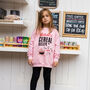 Cereal Killer Girls' Slogan Sweatshirt, thumbnail 2 of 4