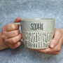 Personalised Dipped Stoneware Mug, thumbnail 1 of 7