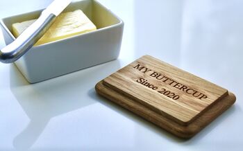 Personalised Butter Dish, 2 of 2