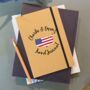 Personalised Country Flag Travel Journal, thumbnail 1 of 4