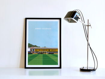 Personalised Football Stadium Art Print Gift Request Any Stadium, 10 of 11